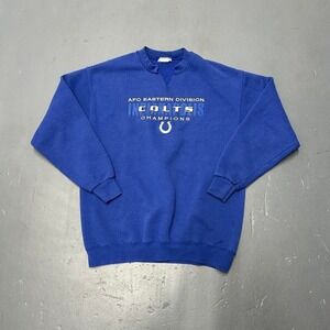 Vintage 90s Indianapolis colts embroidered spellout graphic crewneck sweatshirt